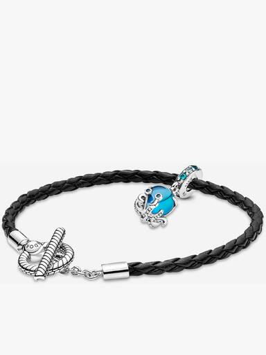 Octopus Charm and Bracelet Set