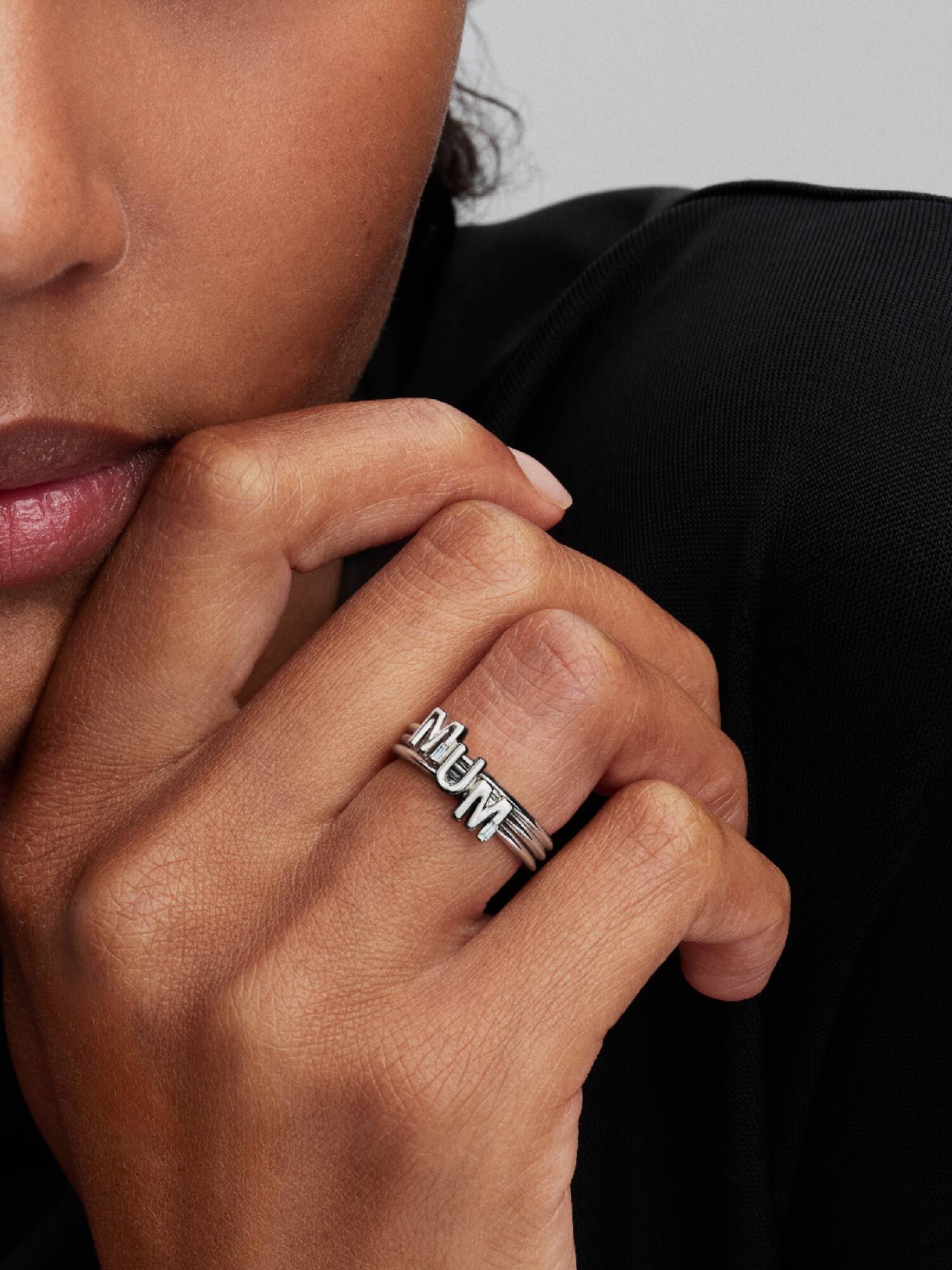 Anillo Separable Letras MUM