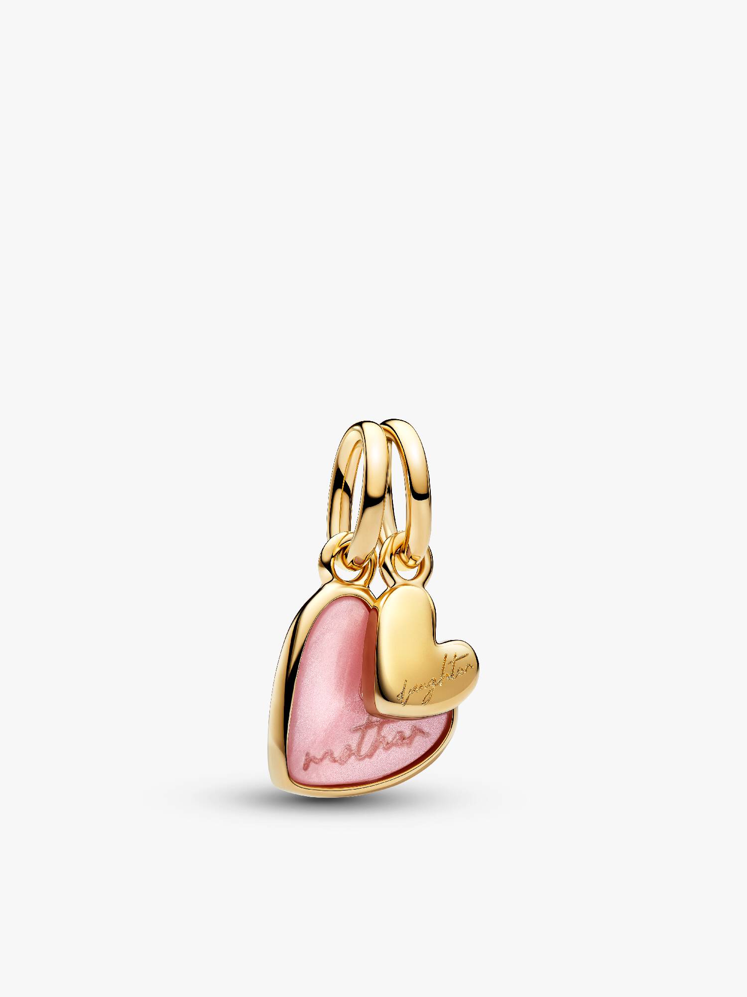 Charm Colgante Divisible Madre e Hija Rosa
