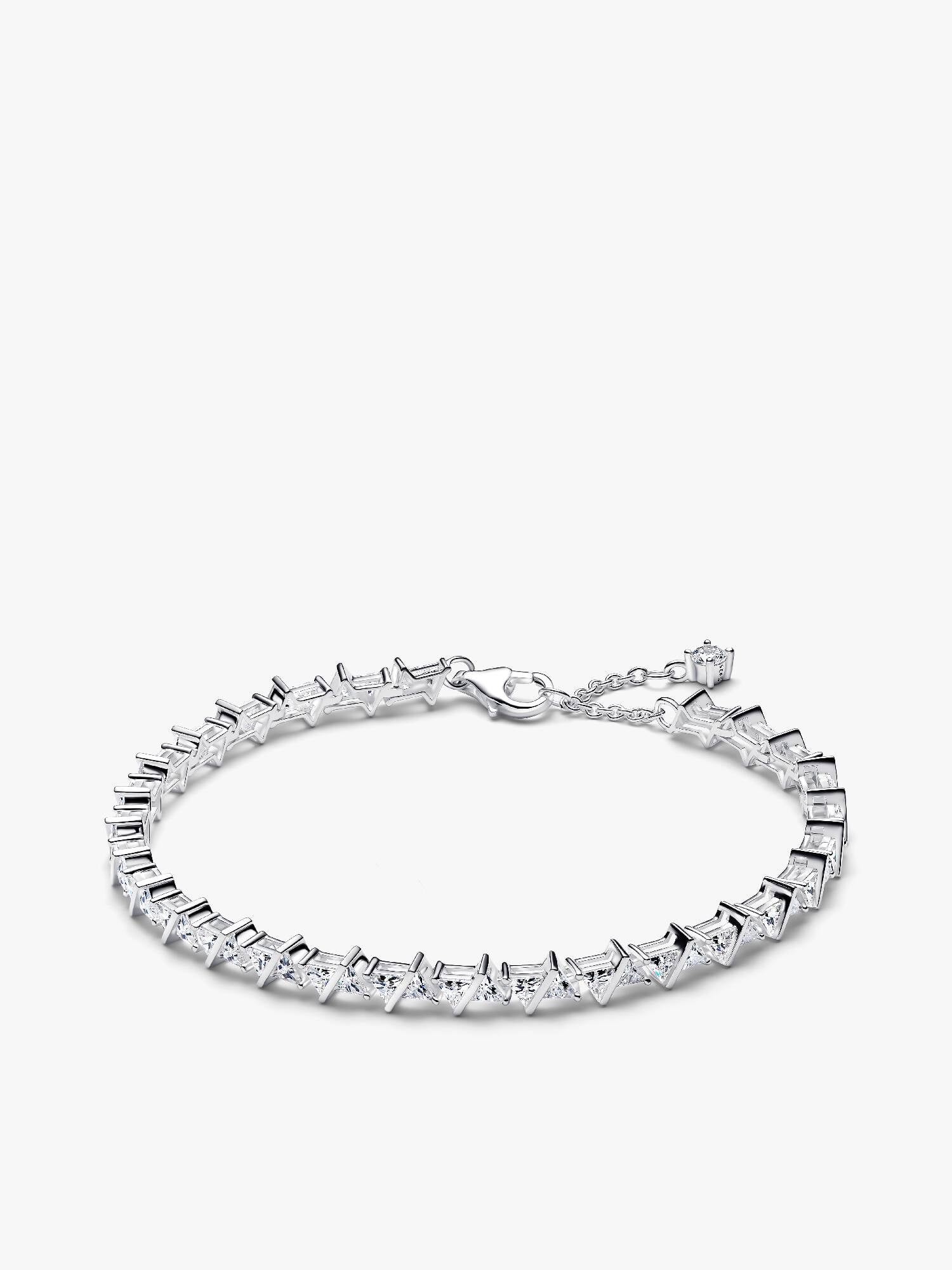 Pulsera de Tenis Triángulo Brillante