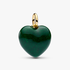 Charm Colgante Corazón Volumen Verde Charm Colgante Corazón Volumen Verde