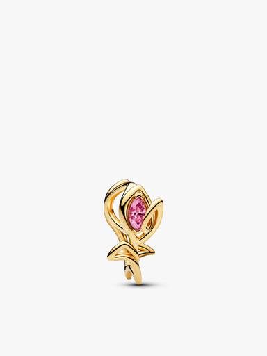 Conjunto de Regalo Pulsera Corazón y Charms Mariposa y Tulipán en Filigrana