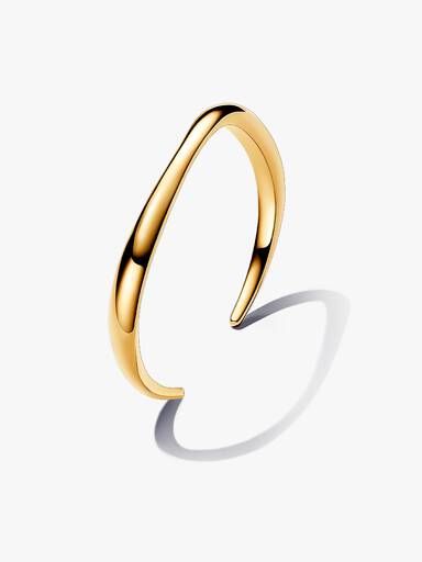 Pulsera Rígida Abierta Forma Orgánica