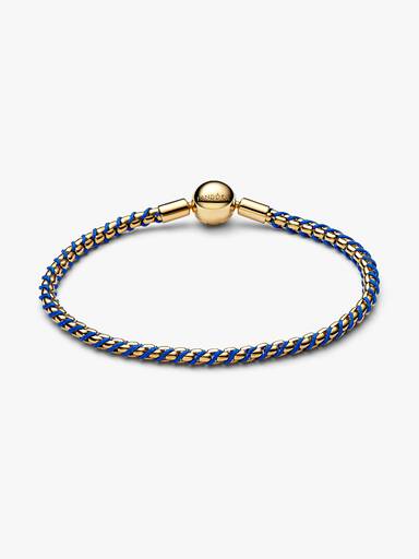 Pulsera Cadena Caja Cordón Azul