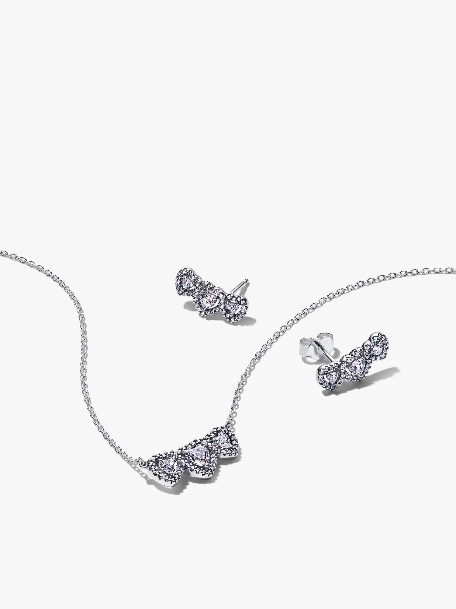 Conjunto de Regalo Triple Corazones y Halos