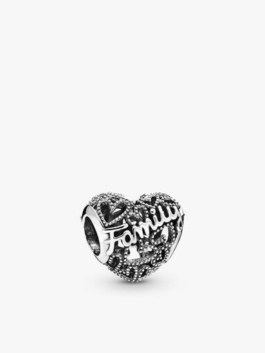 Conjunto de Regalo Pulsera y Charms Ángel y Corazón de Familia