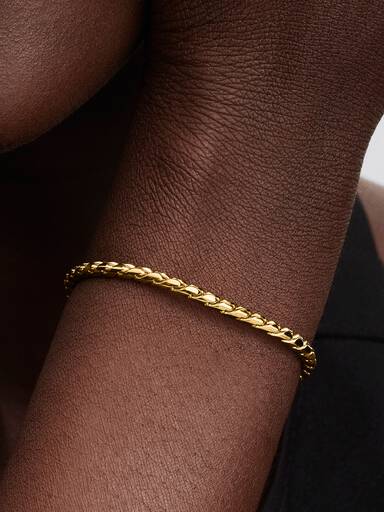 Pulsera de Cadena Alada con Cierre Redondo