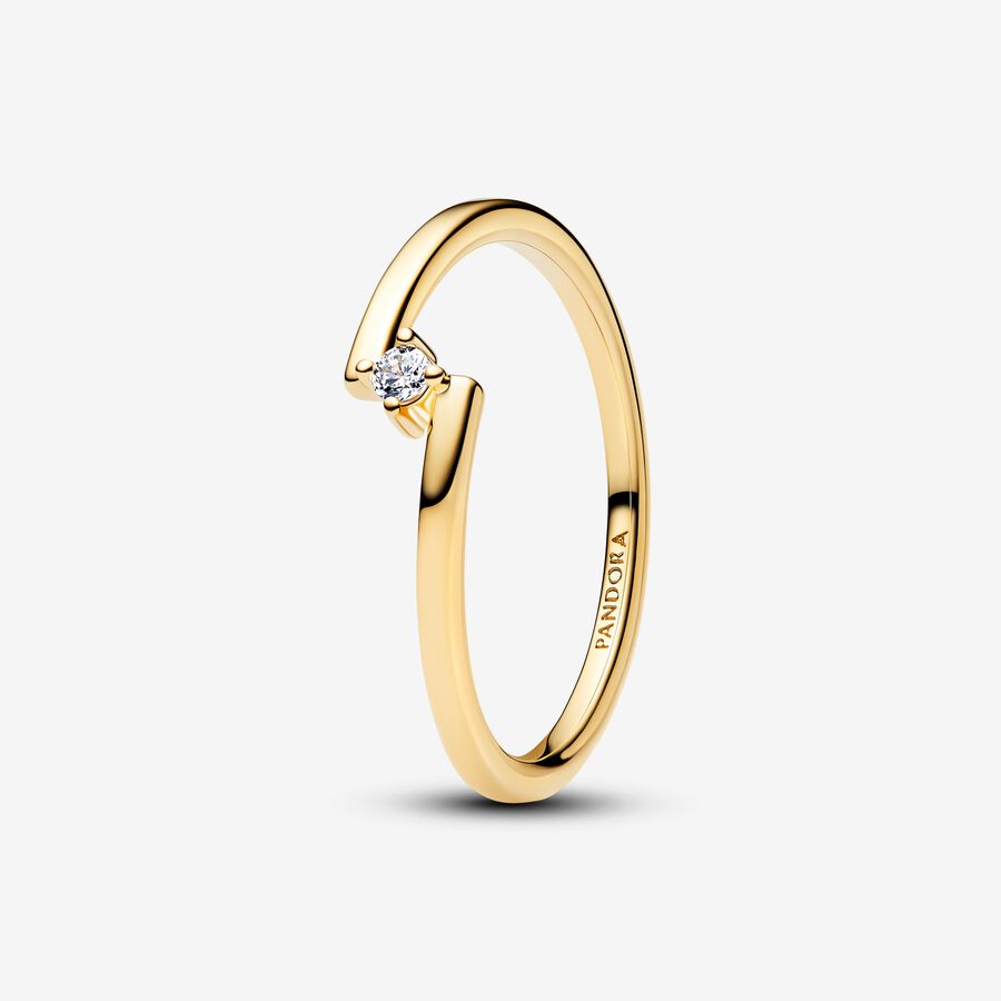 Pandora Anillo Solitario Abierto