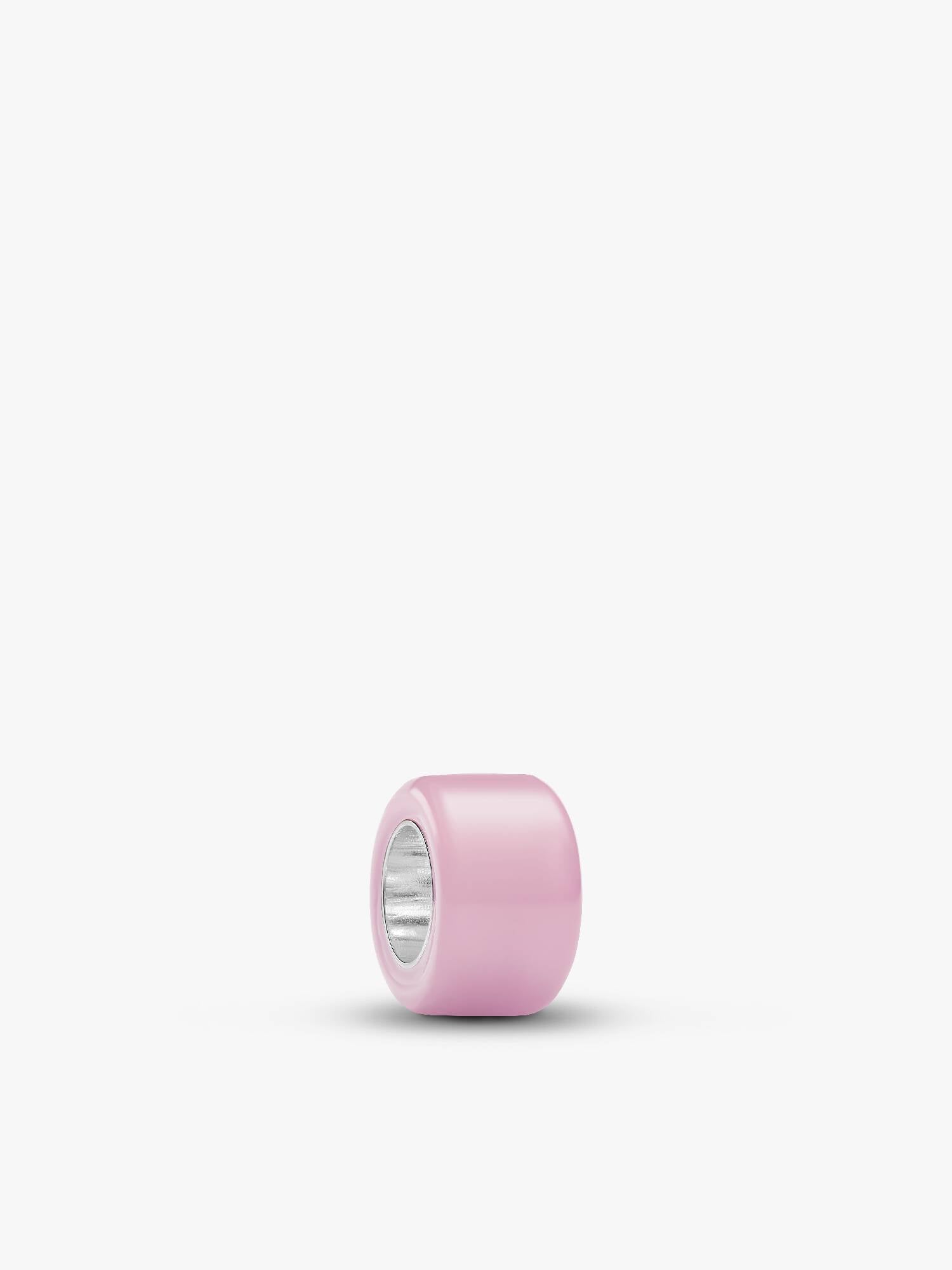 Charm Mini Cristal de Murano Rosa