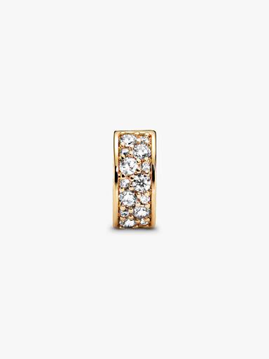 Charm de Clip Pavé Transparente