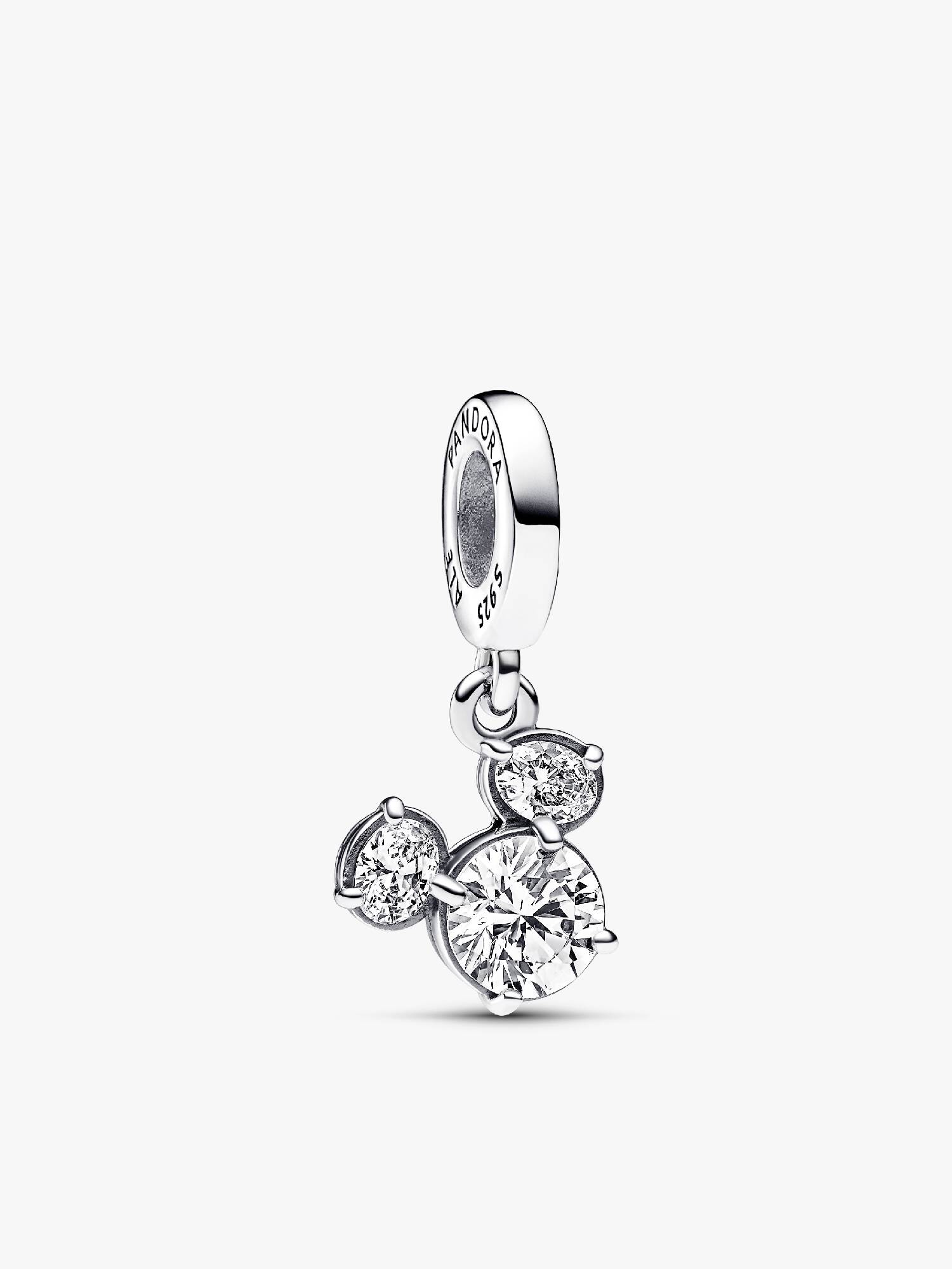Charm Colgante Silueta Cabeza Brillante de Mickey Mouse