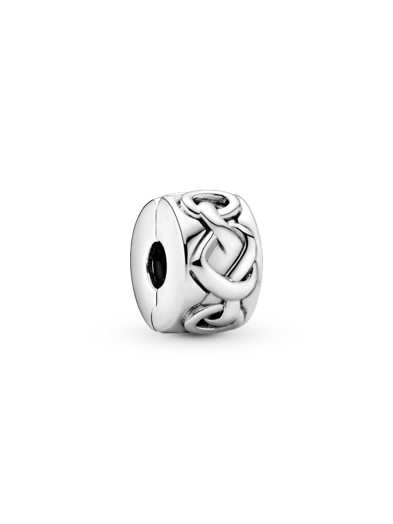 Charm de Clip Corazones Anudados