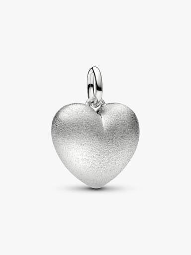 Charm Colgante Corazón Volumen Mate