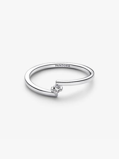 Anillo Solitario Abierto