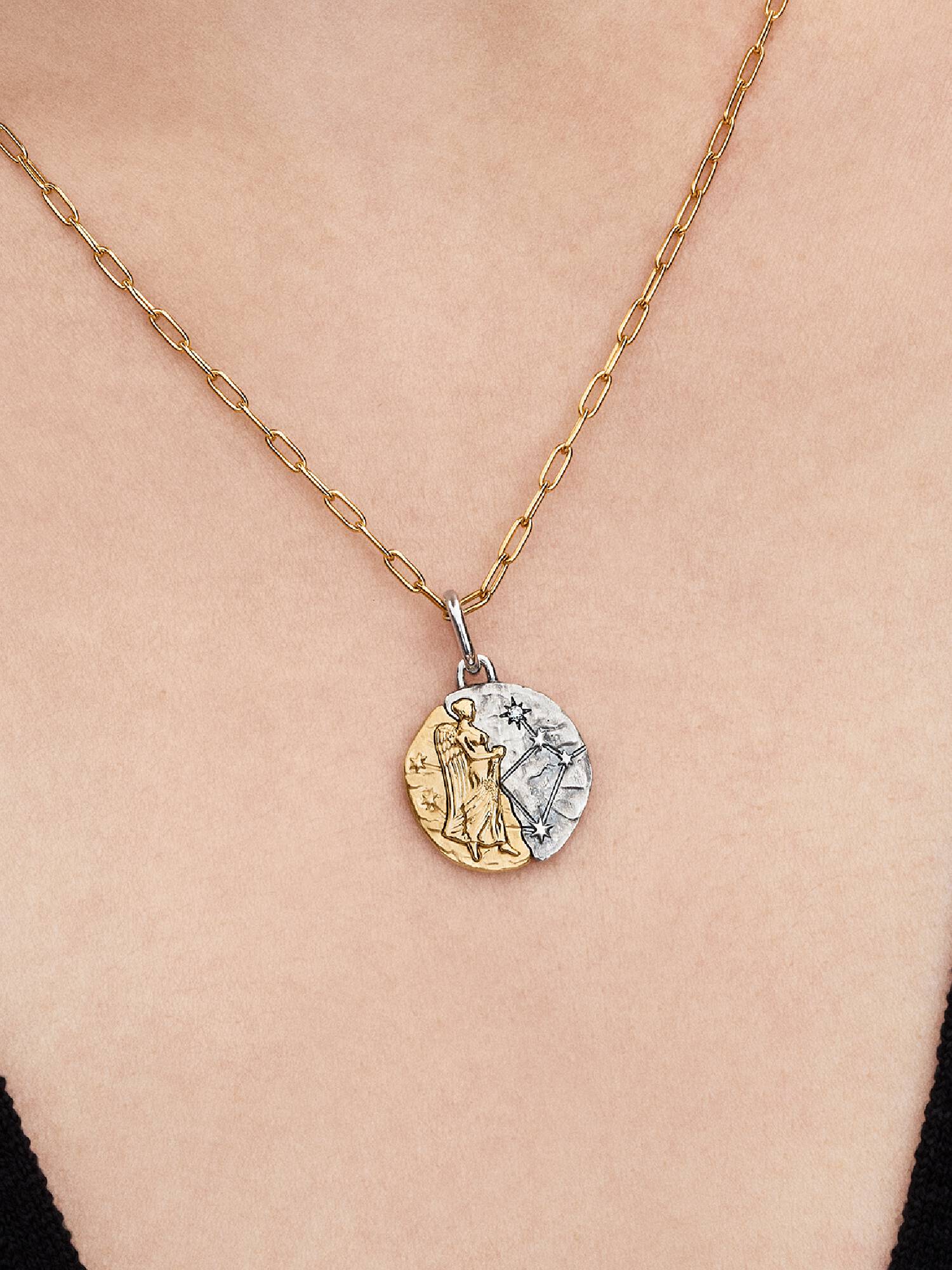 Charm Medallón Zodiaco Virgo