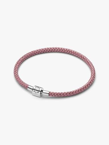 Pulsera Cordón Rosa Radiante