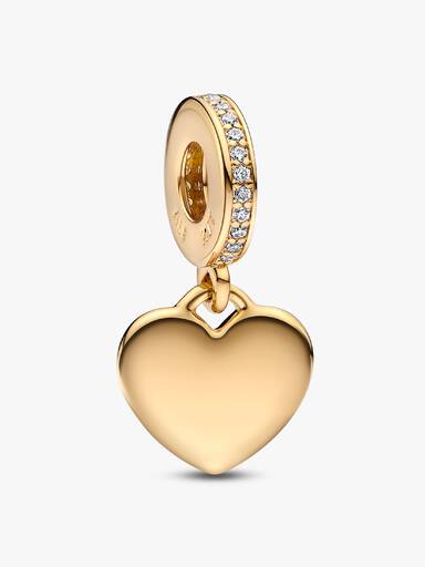 Charm Colgante Corazón Grabable