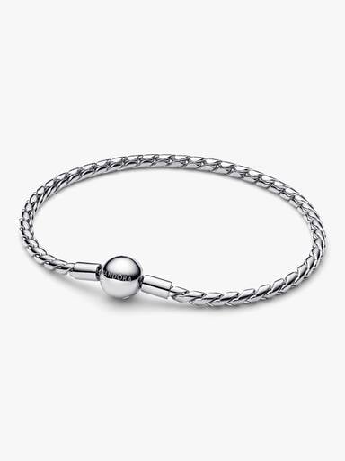 Pulsera de Cadena Alada y Cierre Redondo