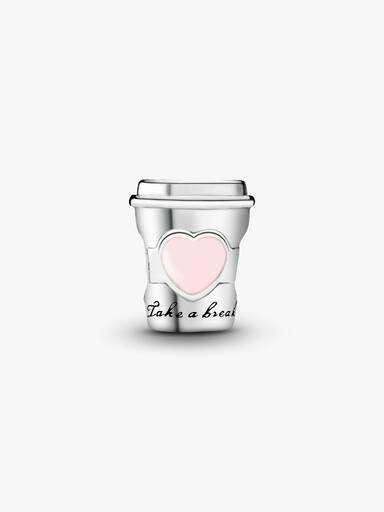 Charm en plata de ley Bebida para Llevar