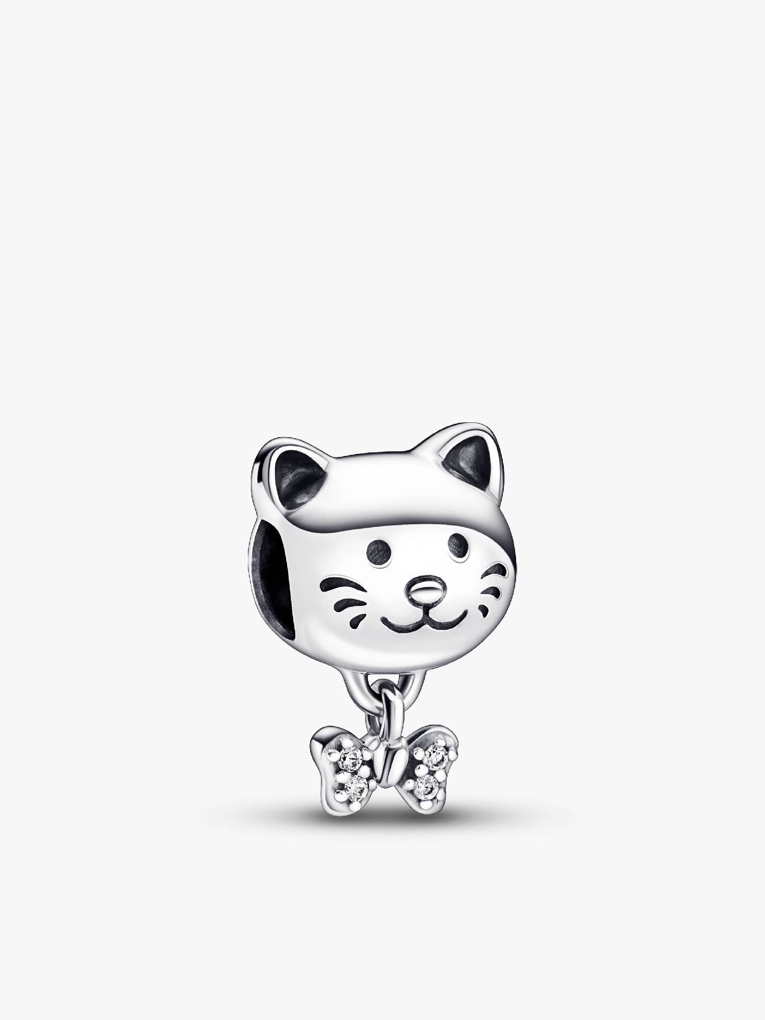 Charm Mascota Gato y Lazo