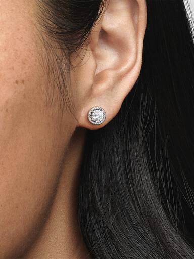 Pendientes en plata de ley Elegancia Clásica