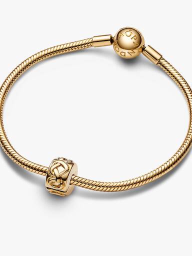 Charm de Clip Corazones Anudados