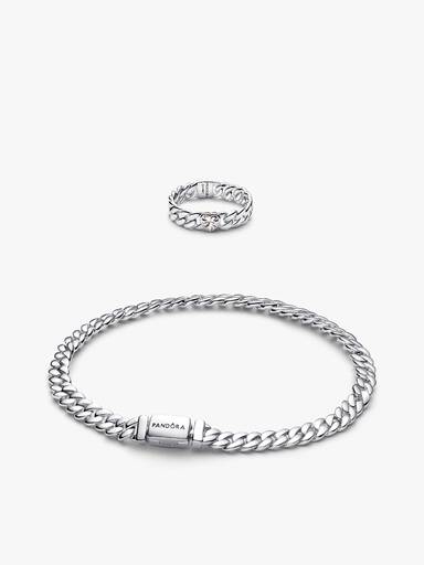 Conjunto de Regalo Pulsera Cubana en Pavé