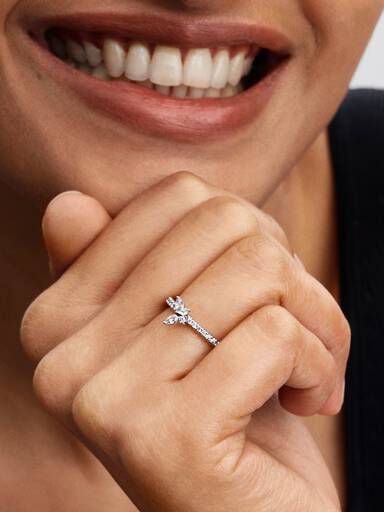 Anillo Mariposa Brillante