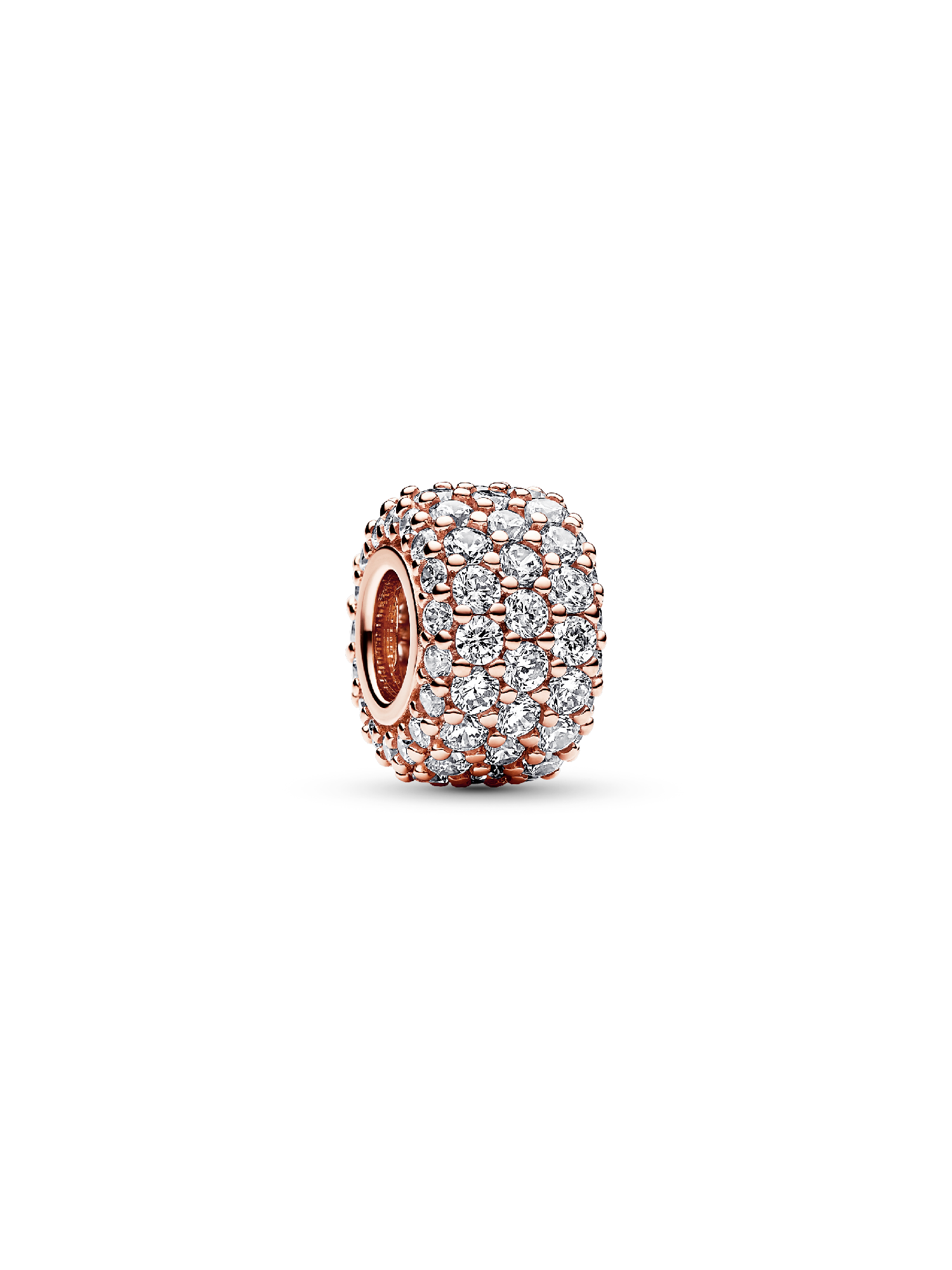 Charm Triple Fila Brillante en Pavé