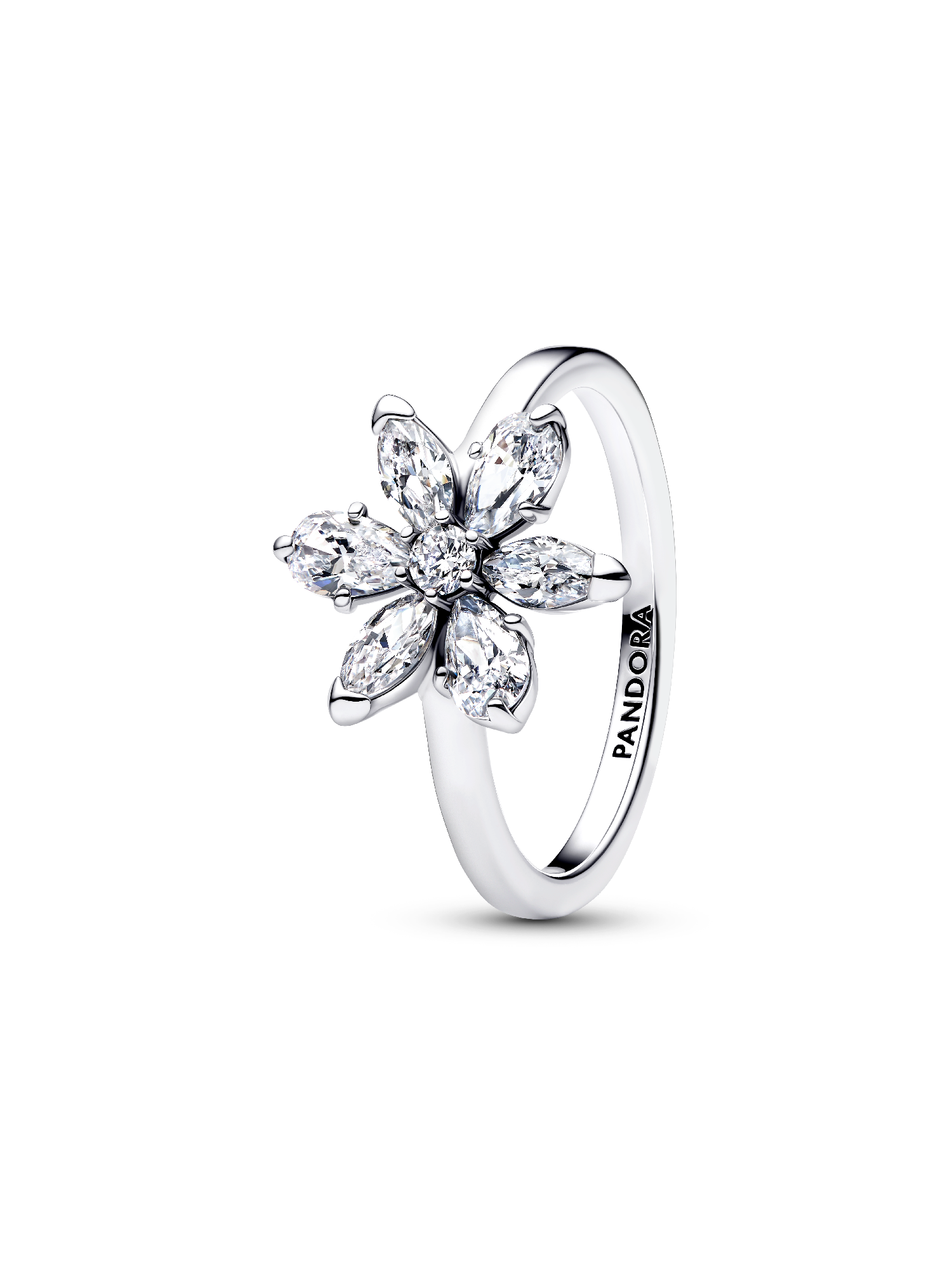 Anillo Cóctel Herbario Flor Brillante