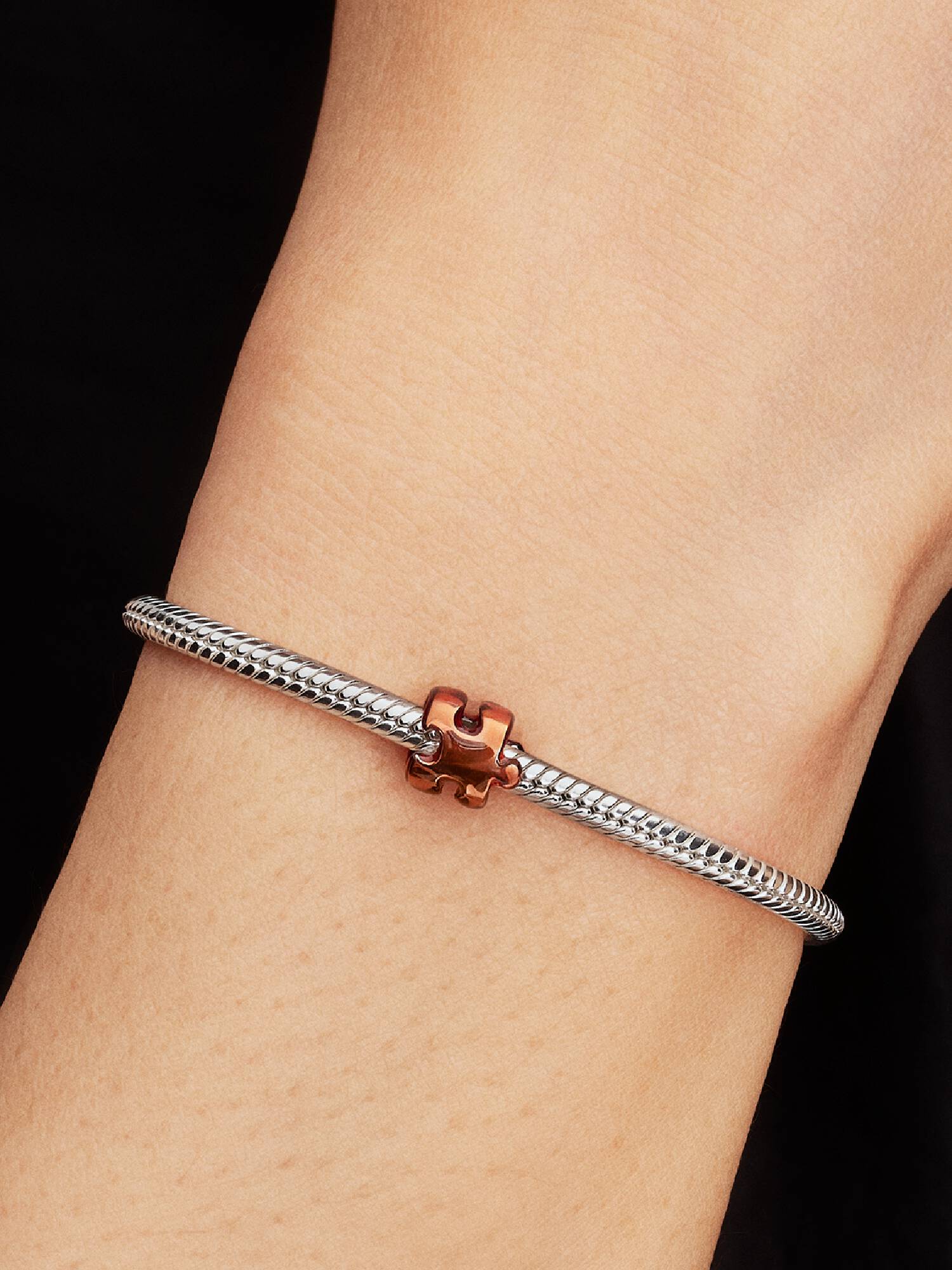Charm Mini Pieza de Puzle Naranja