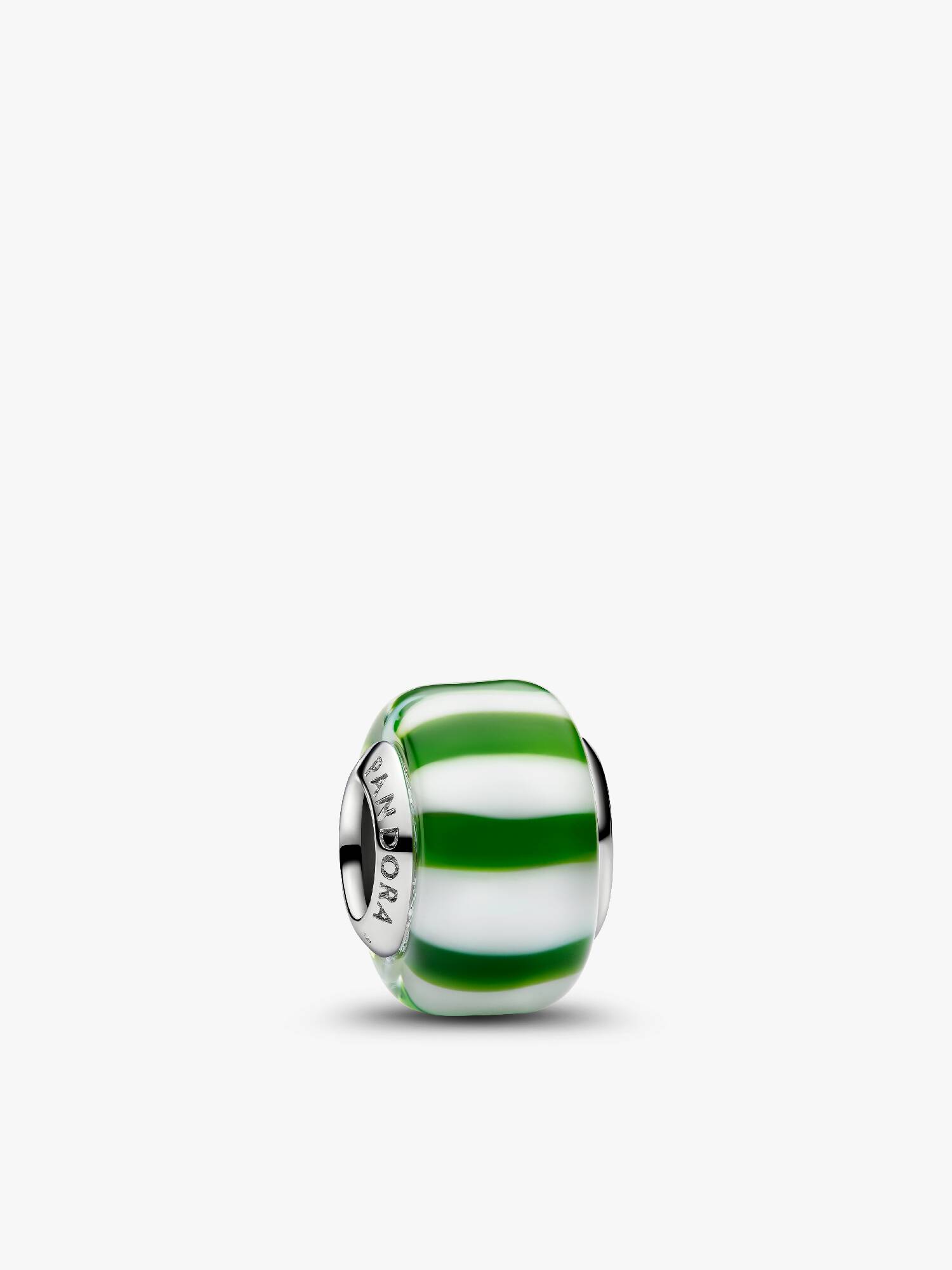 Charm Cristal de Murano Caramelo Navideño Verde