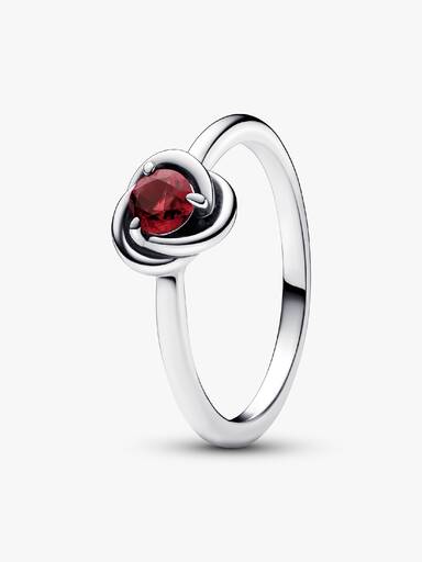 Anillo Círculo Eternity Gema del Mes de Julio