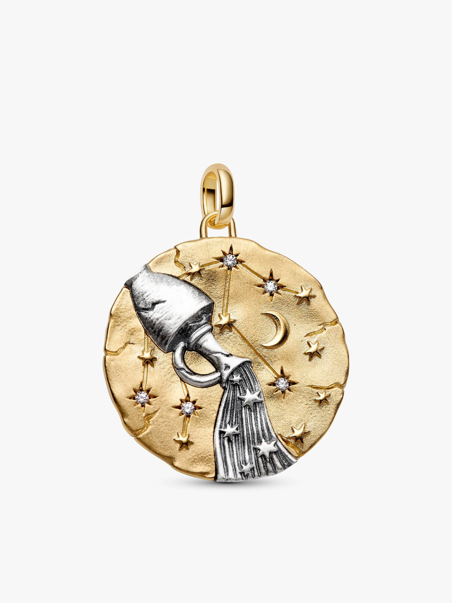 Charm Medallón XL Zodiaco Acuario