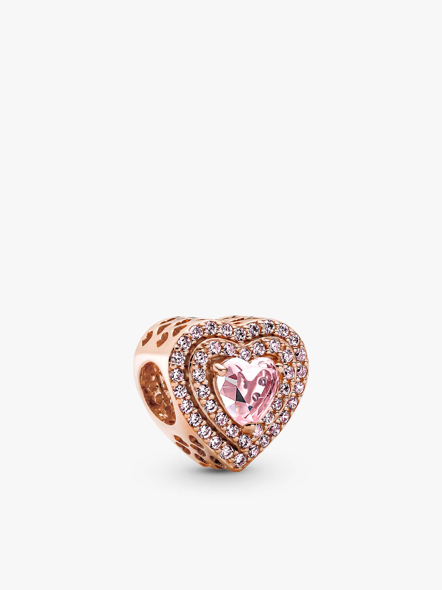 Charm Corazón Nivelado Brillante