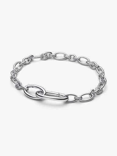Pulsera de Cadena de Eslabones Link Ovalado que se abre