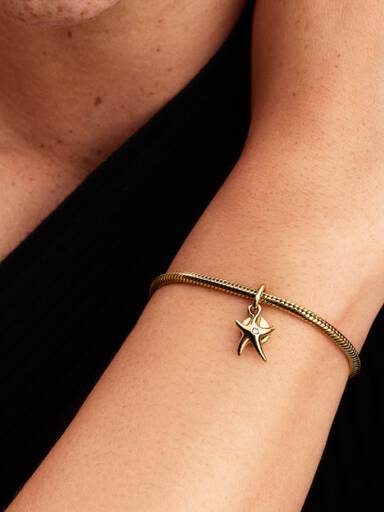 Charm Colgante Doble Estrella de Mar
