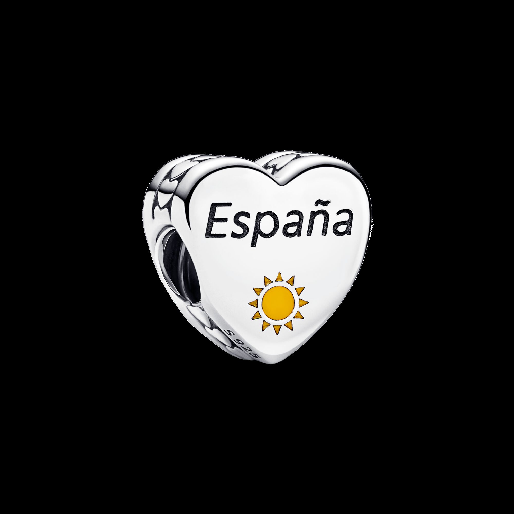 Pandora Charm España Grabable en Plata de Ley
