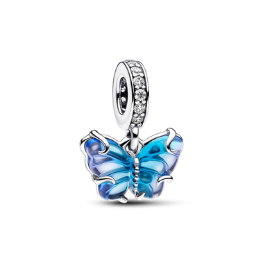 Charm Colgante de Cristal de Murano Mariposa 