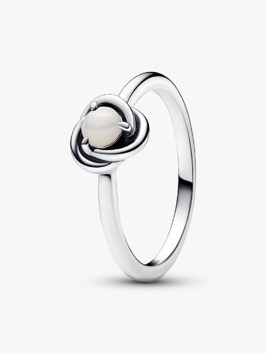 Anillo Círculo Eternity Gema del Mes de Junio