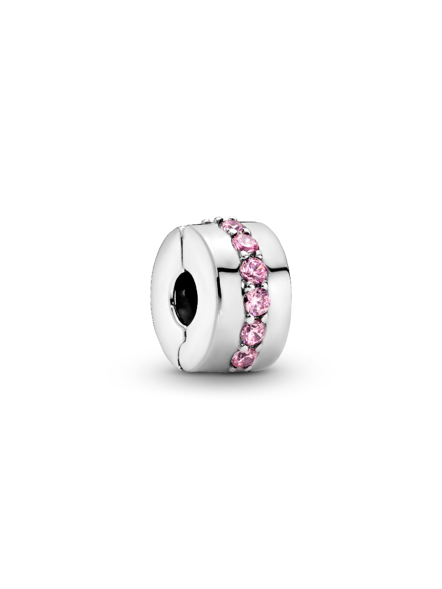 Charm de Clip Filas Brillantes Rosa