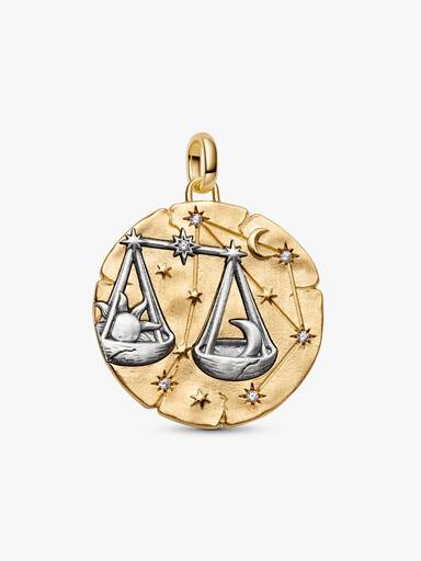 Charm Medallón XL Zodiaco Libra