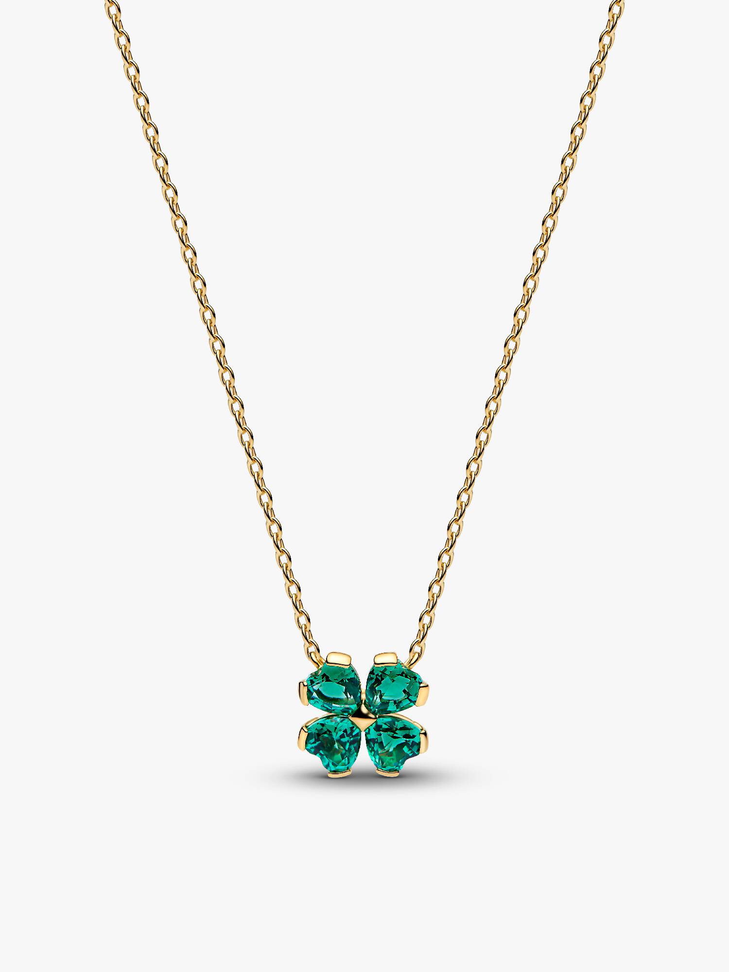 Collar Trébol de la Suerte Verde