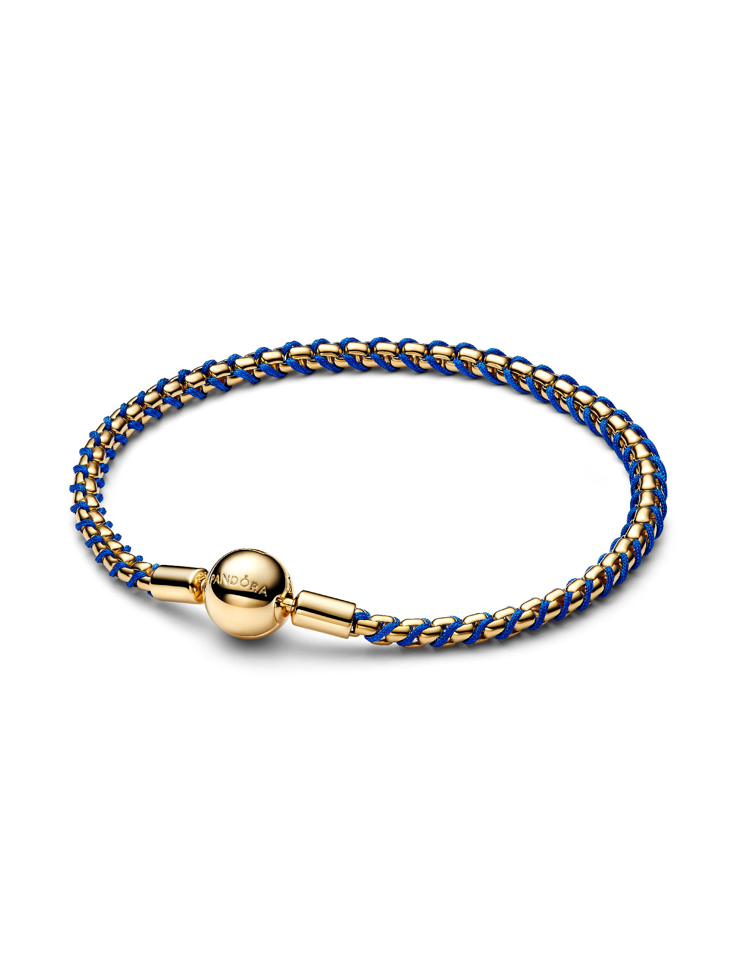 Pulsera Cadena Caja Cordón Azul