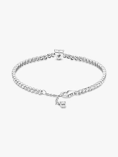 Pulsera de Tenis Corazón Brillante
