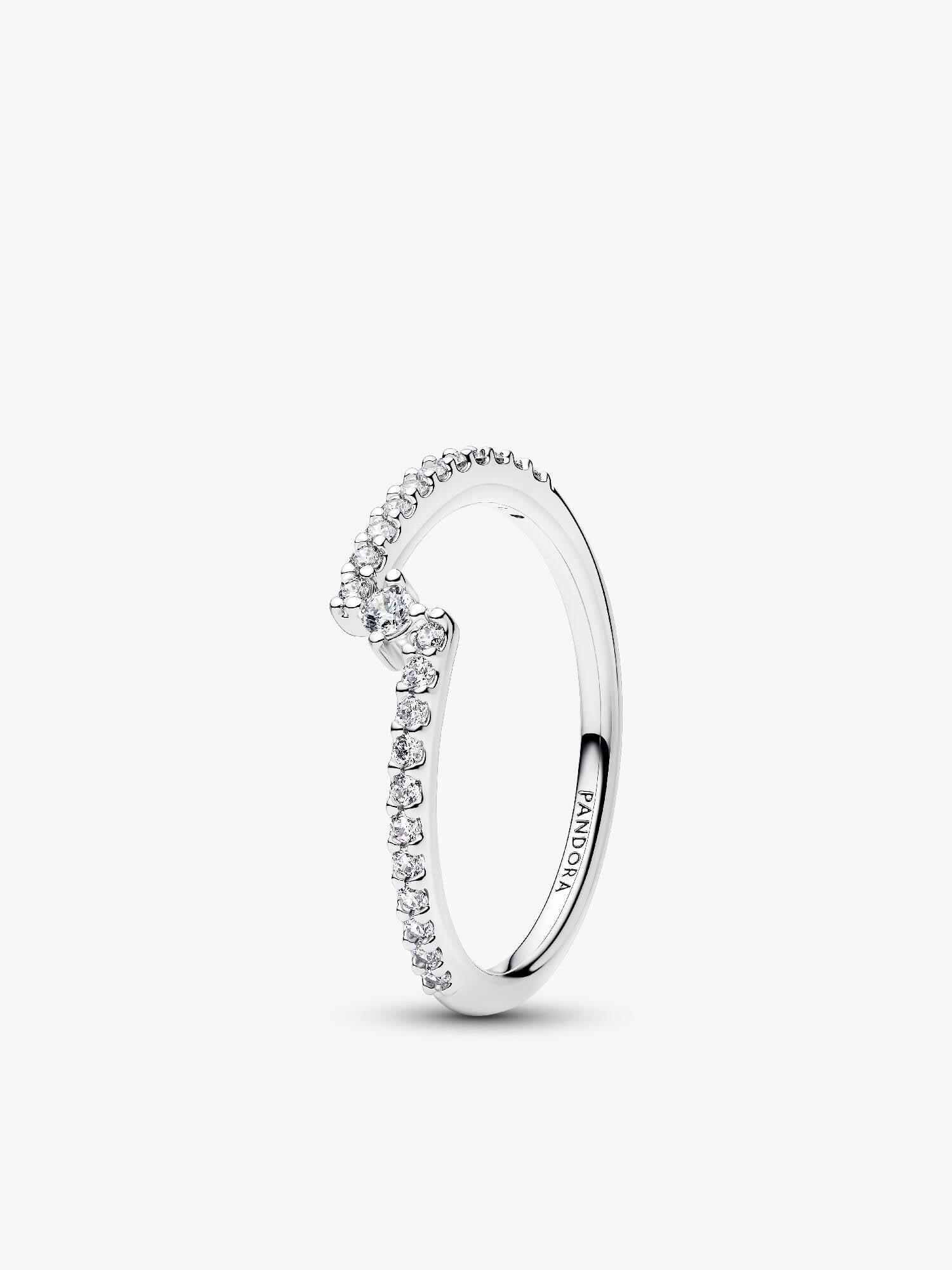 Anillo Abierto en Pavé Brillante