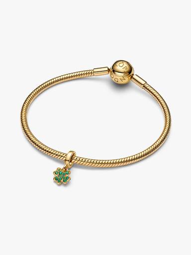 Charm colgante Trébol de cuatro hojas