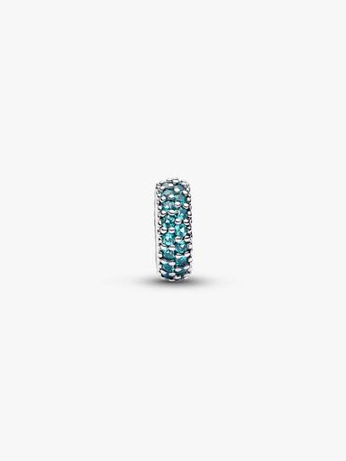 Charm Separador Gemas Azul Hielo