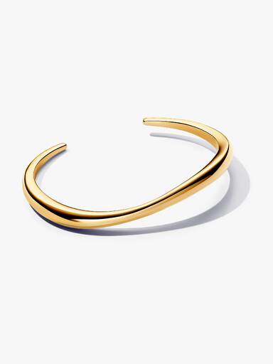 Pulsera Rígida Abierta Forma Orgánica