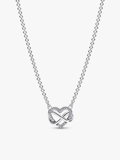 Conjunto de Regalo Corazón Infinito Brillante